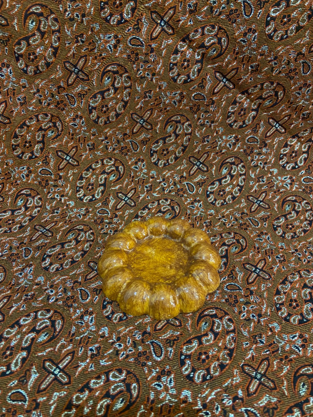 پیاله طرح گل چوب جواهرات سنگ مصنوعی