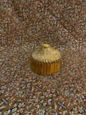 قندان سنگ مصنوعی طرح چوب