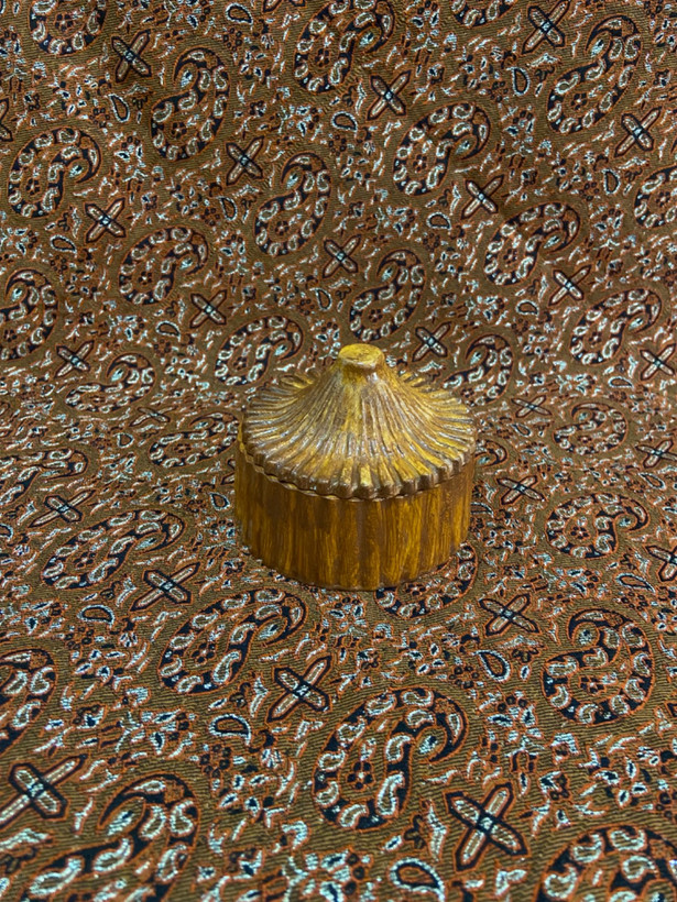 قندان سنگ مصنوعی طرح چوب