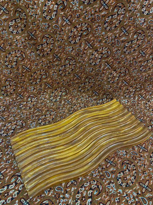 سینی زینتی طرح چوب سنگ مصنوعی