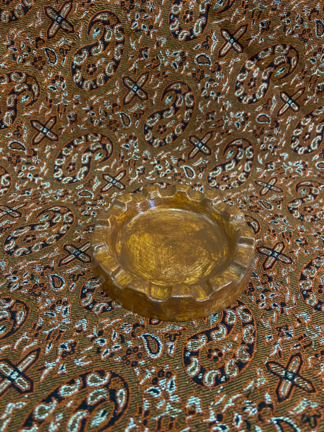 زیر سیگاری سنگ مصنوعی طرح چوب