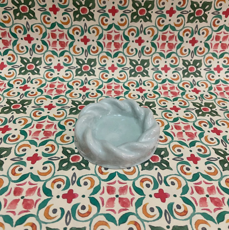 پیاله جواهرات سنگ مصنوعی