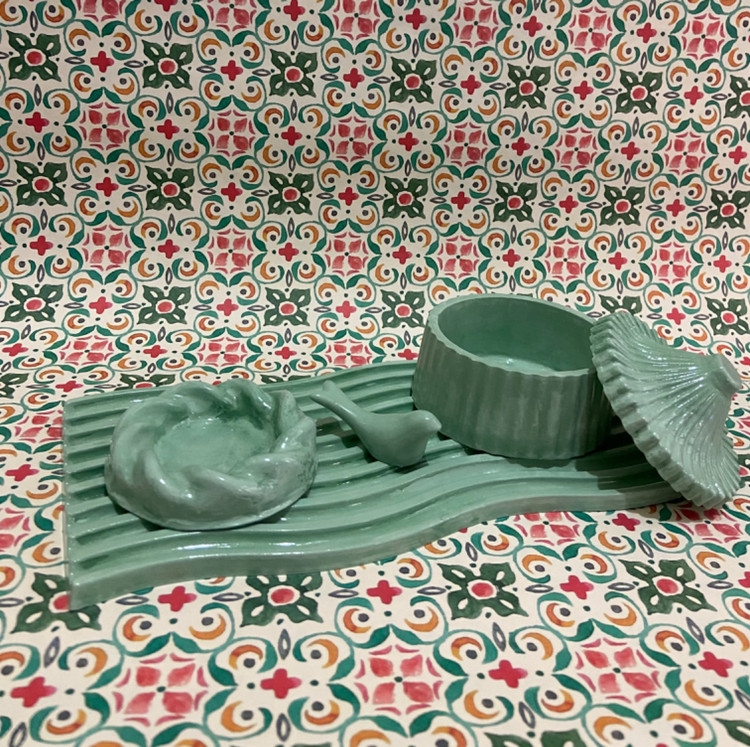 مجموعه ست تزئینی سنگ مصنوعی